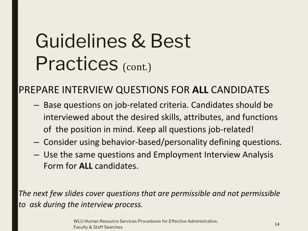 guidelines best practices cont 1