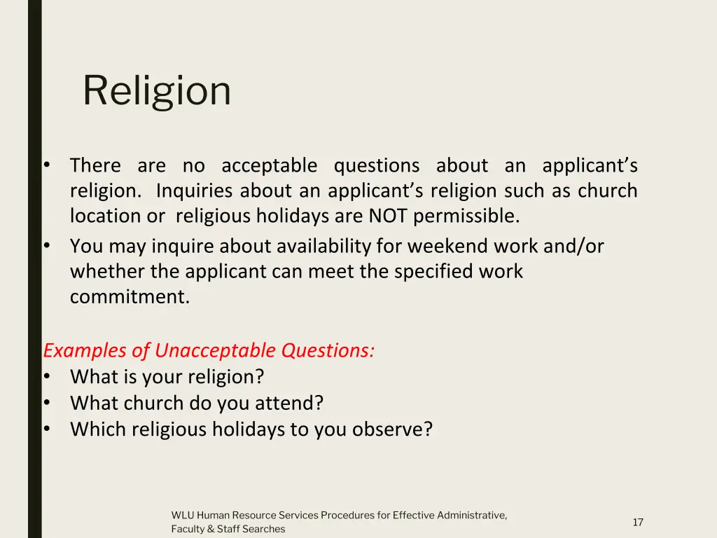 religion