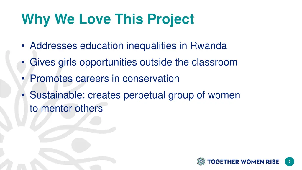 why we love this project