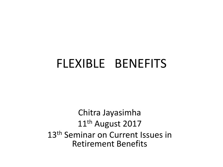 flexible benefits