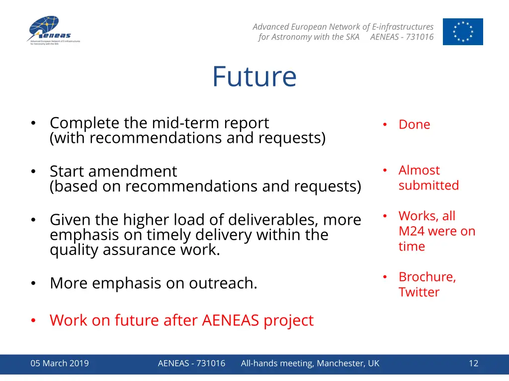 advanced european network of e infrastructures 11