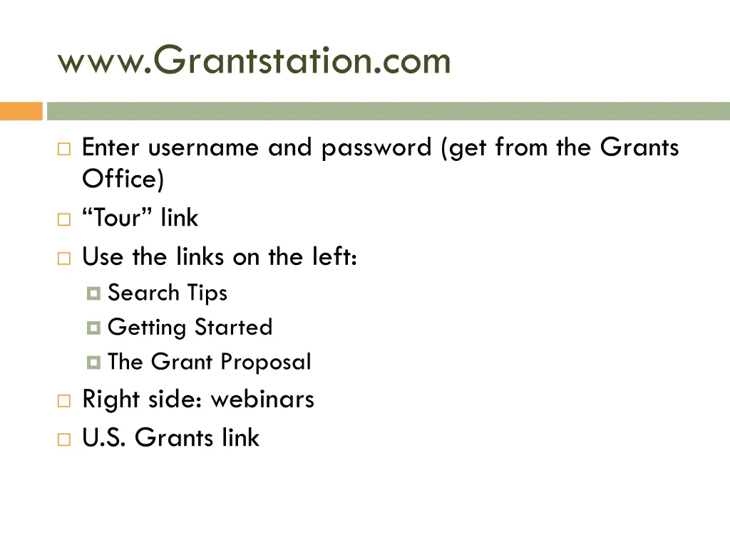 www grantstation com