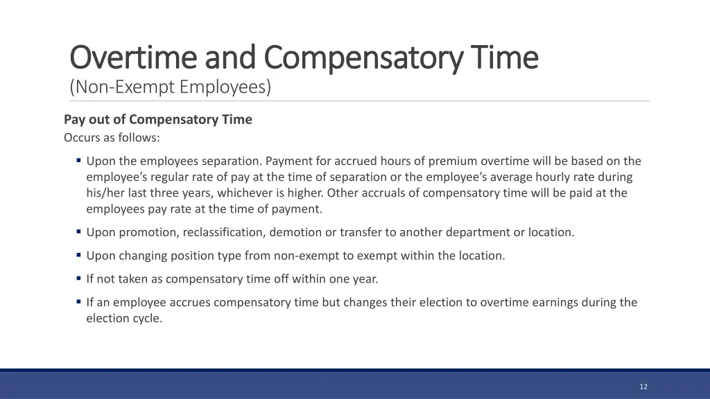 overtime and compensatory time overtime 3