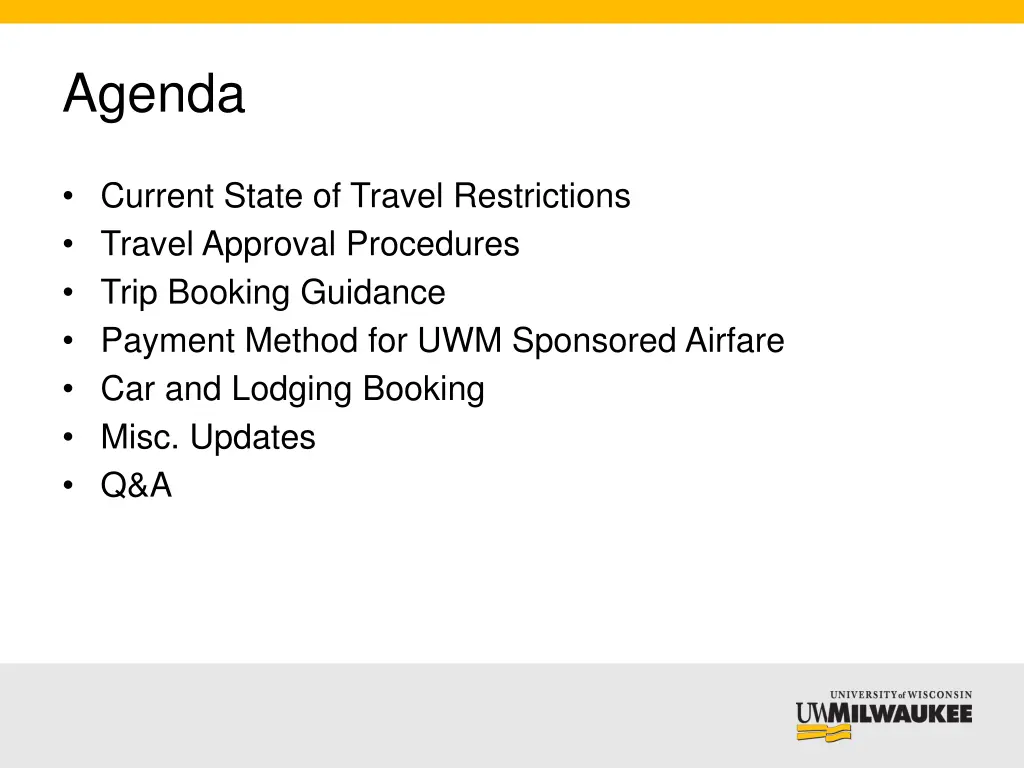 agenda