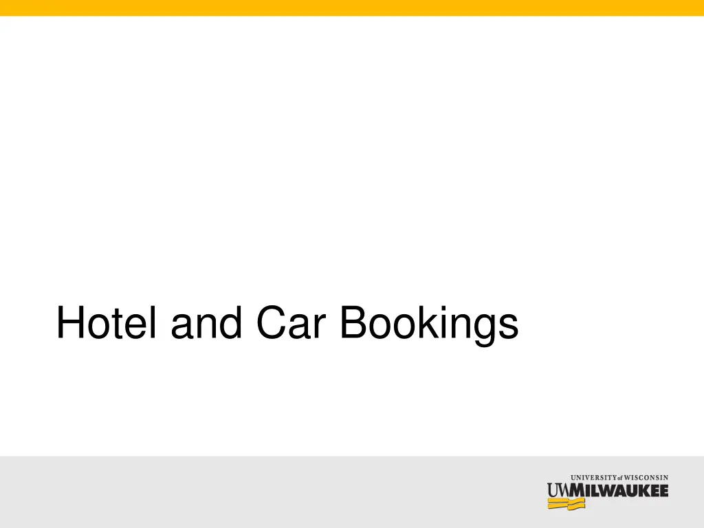 hotel and car bookings