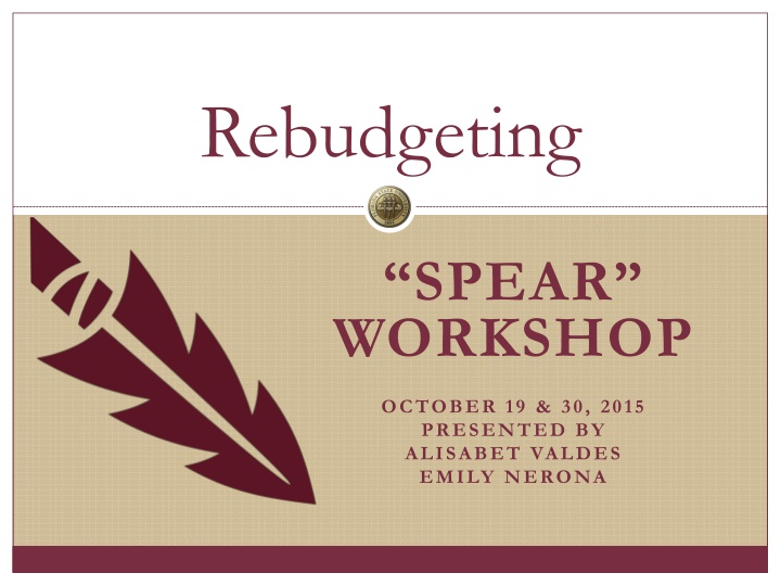 rebudgeting