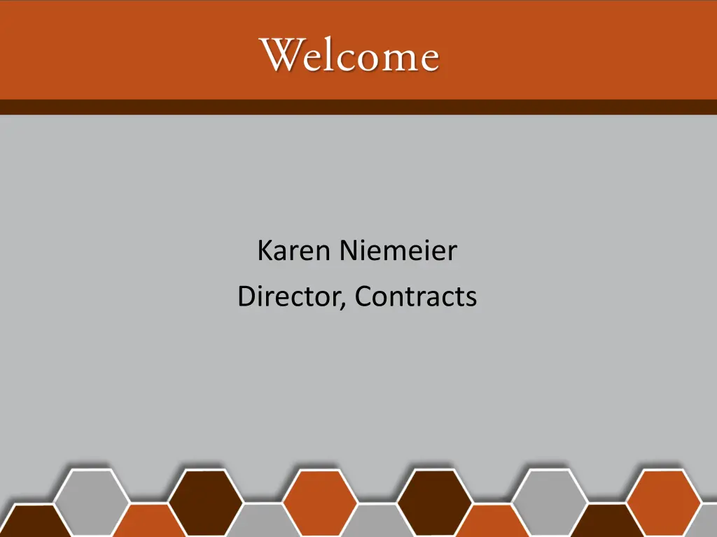 karen niemeier director contracts