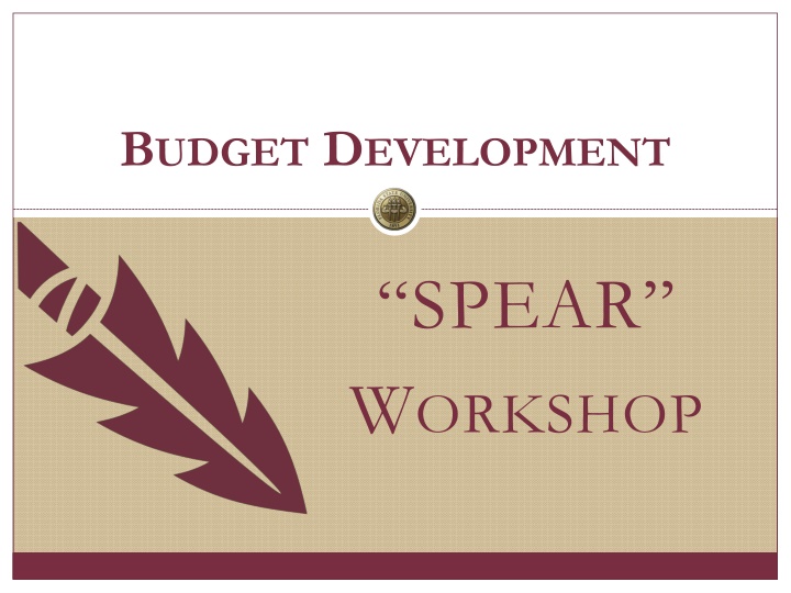 b udget d evelopment