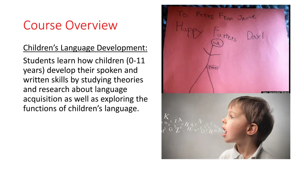 course overview 2
