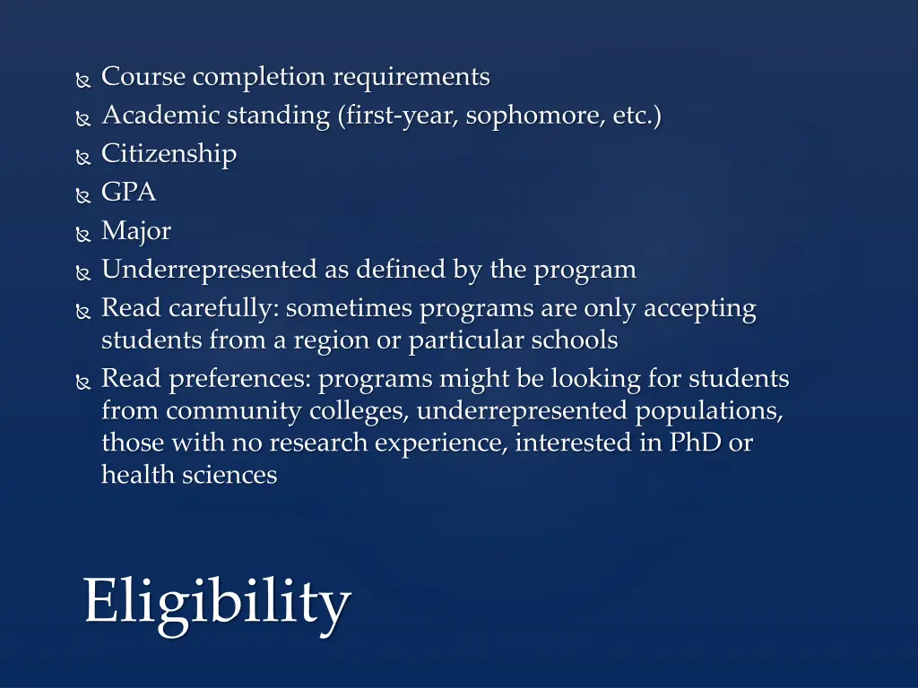 course completion requirements