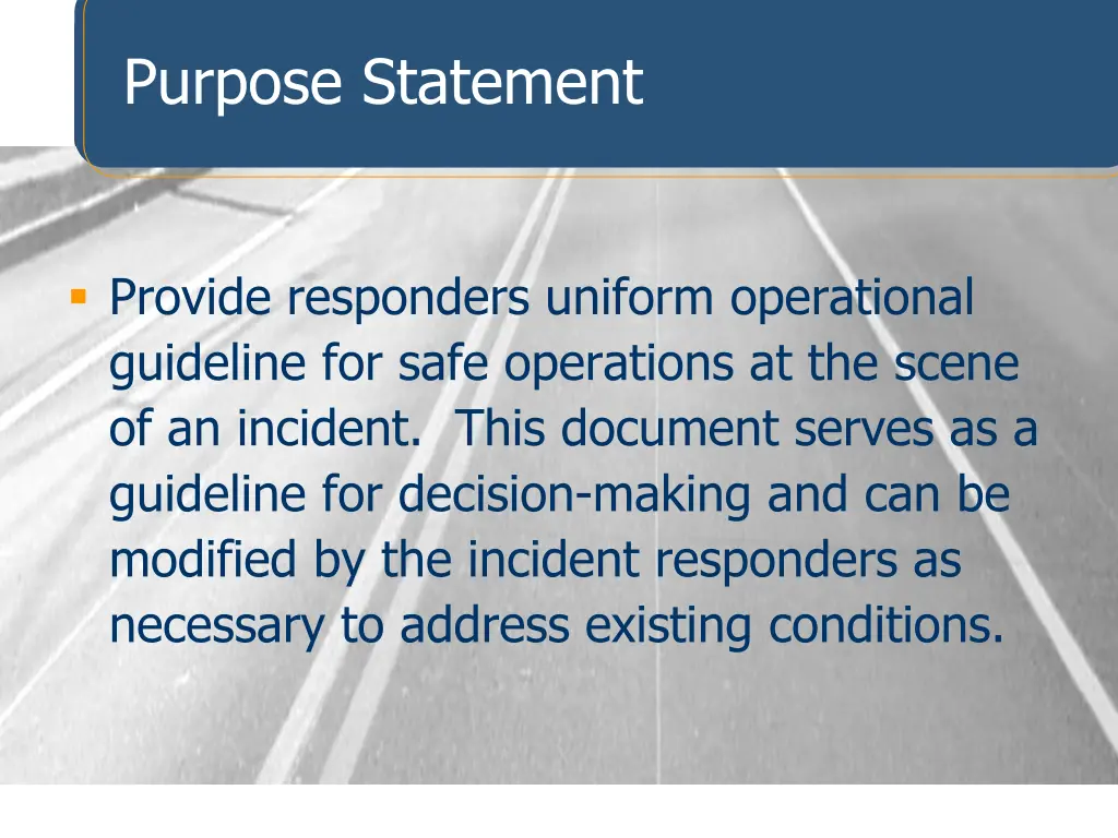 purpose statement