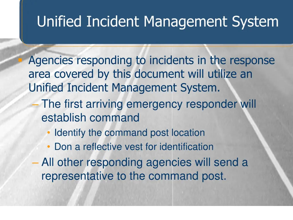 unified incident management system 1