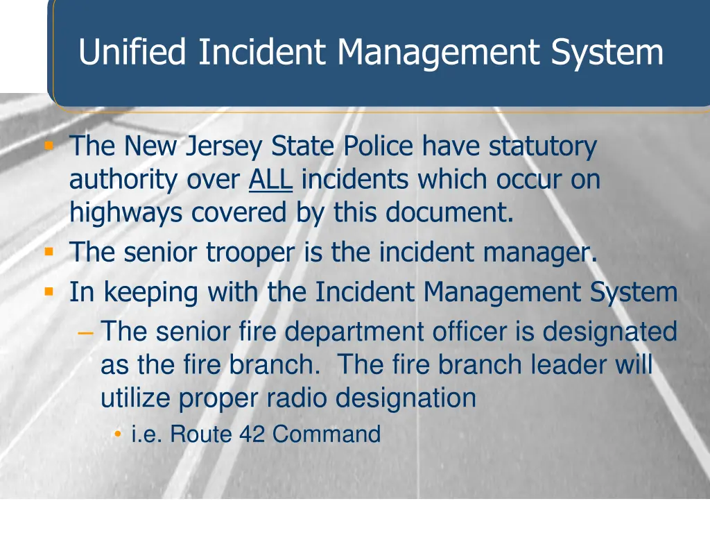 unified incident management system