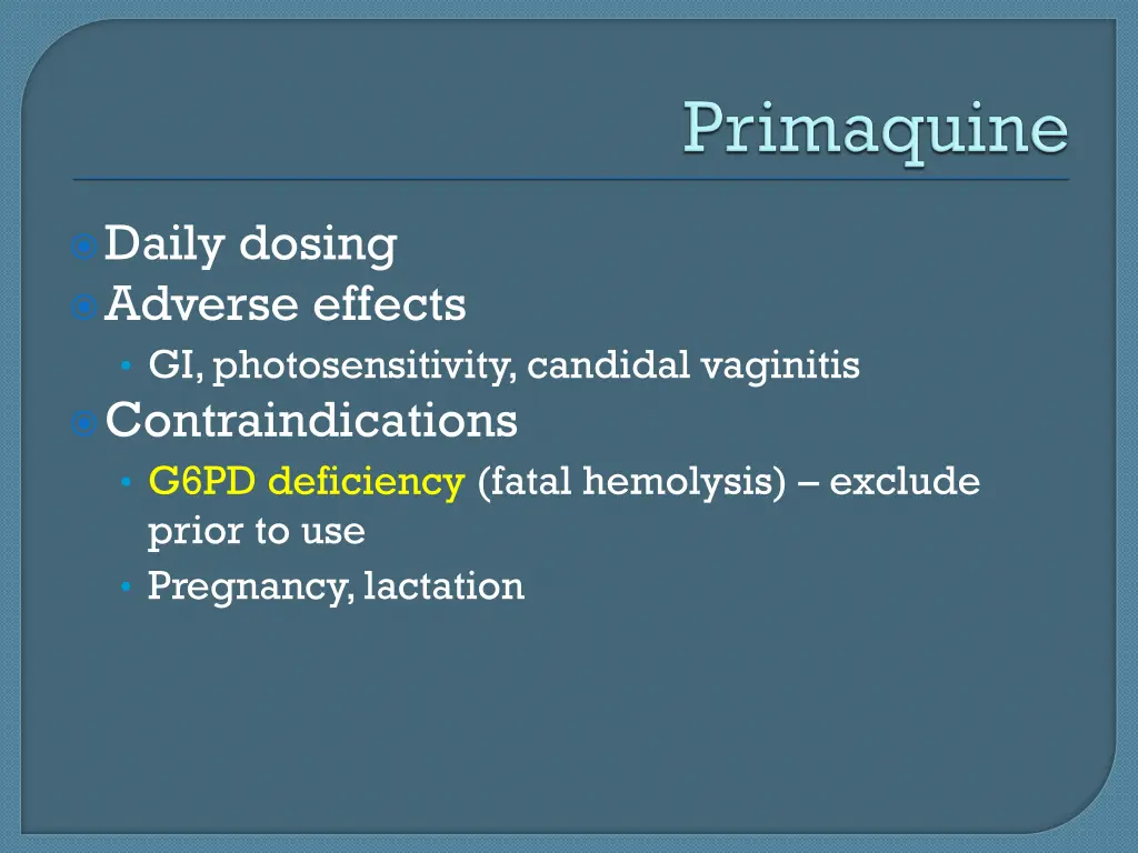 daily dosing adverse effects gi photosensitivity