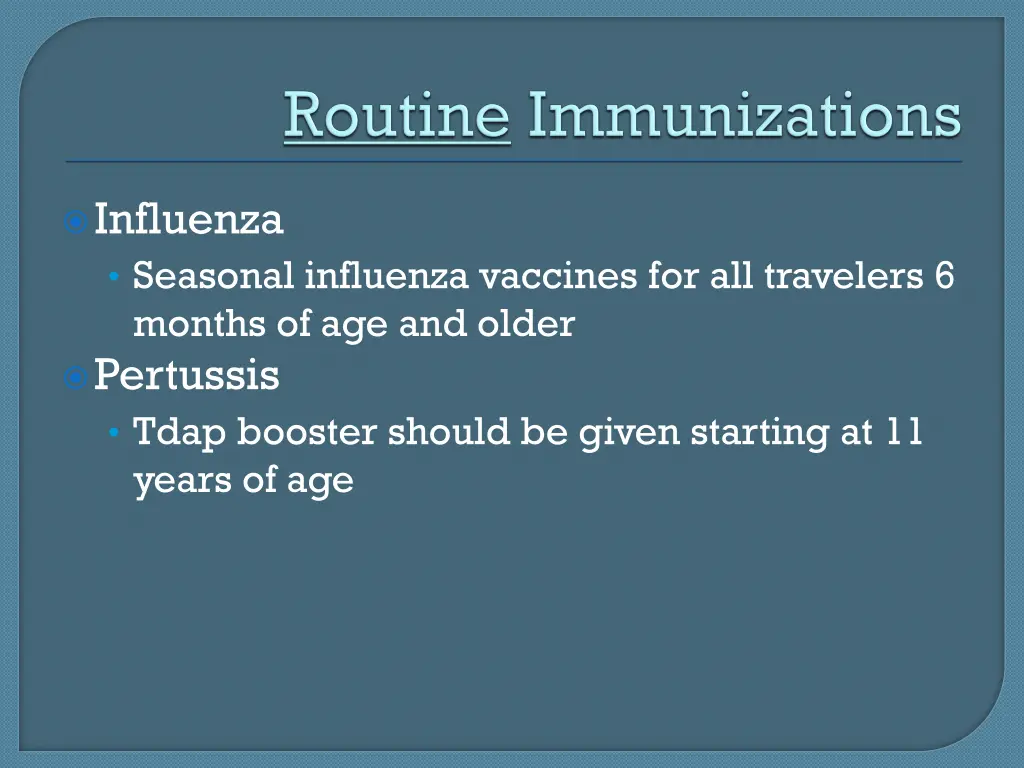 influenza seasonal influenza vaccines