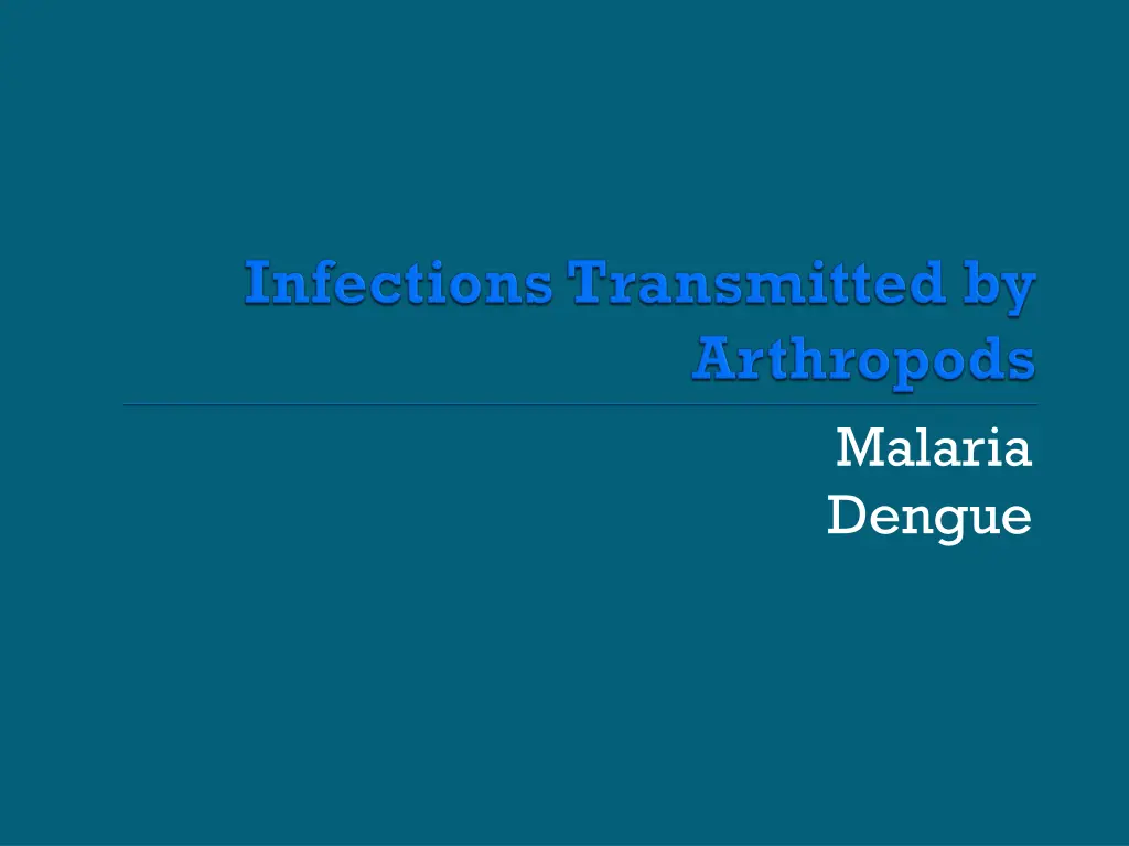malaria dengue