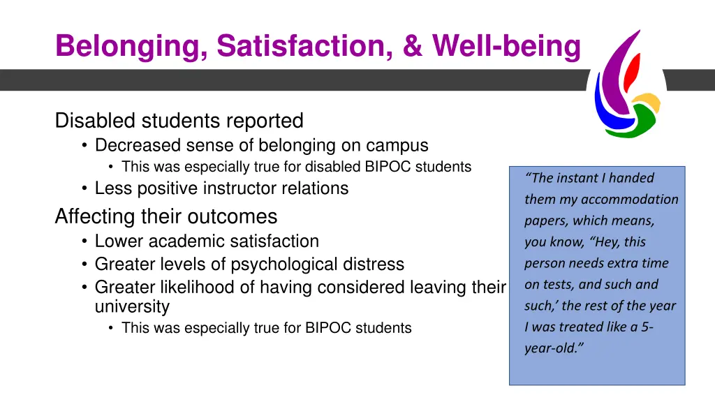 belonging satisfaction well being