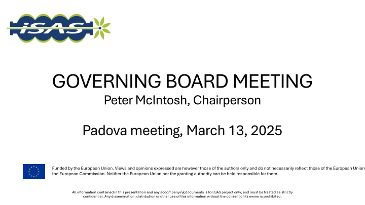 governing board meeting peter mcintosh chairperson
