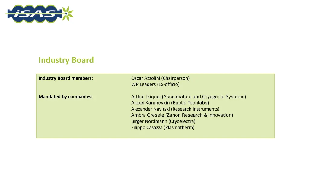 industry board