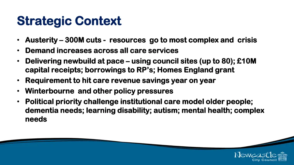 strategic context strategic context