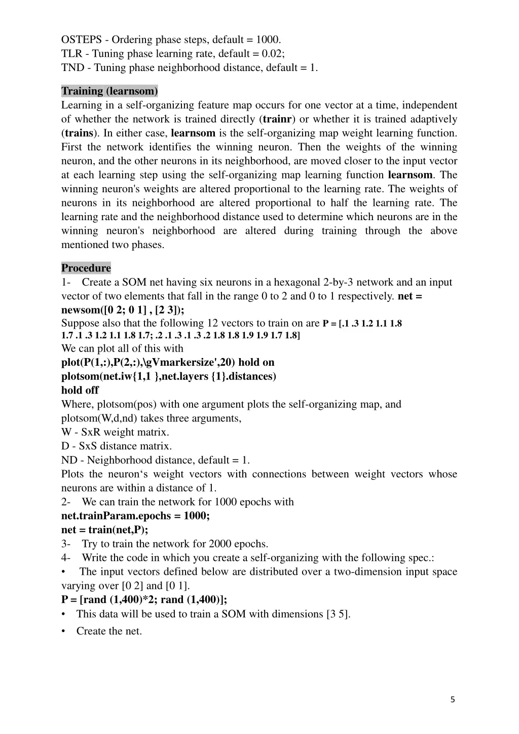 osteps ordering phase steps default 1000