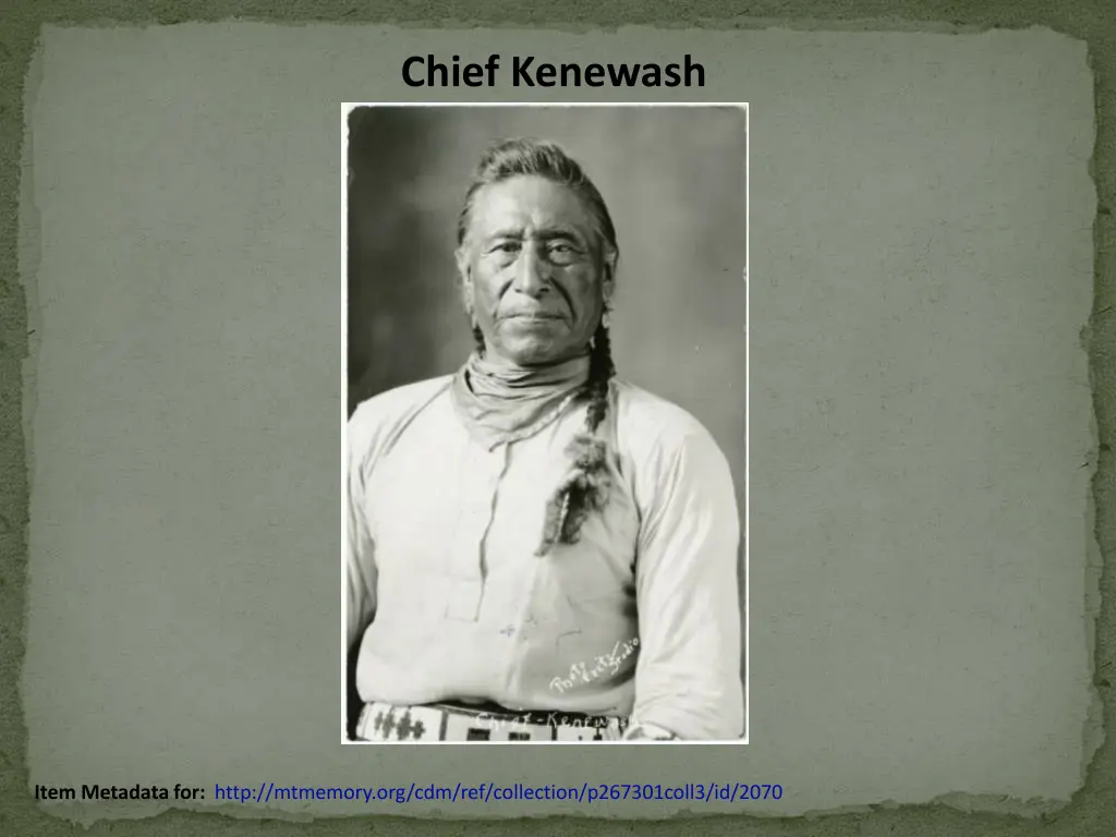 chief kenewash