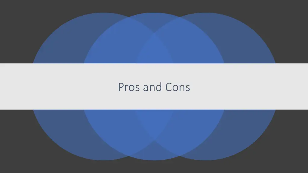 pros and cons