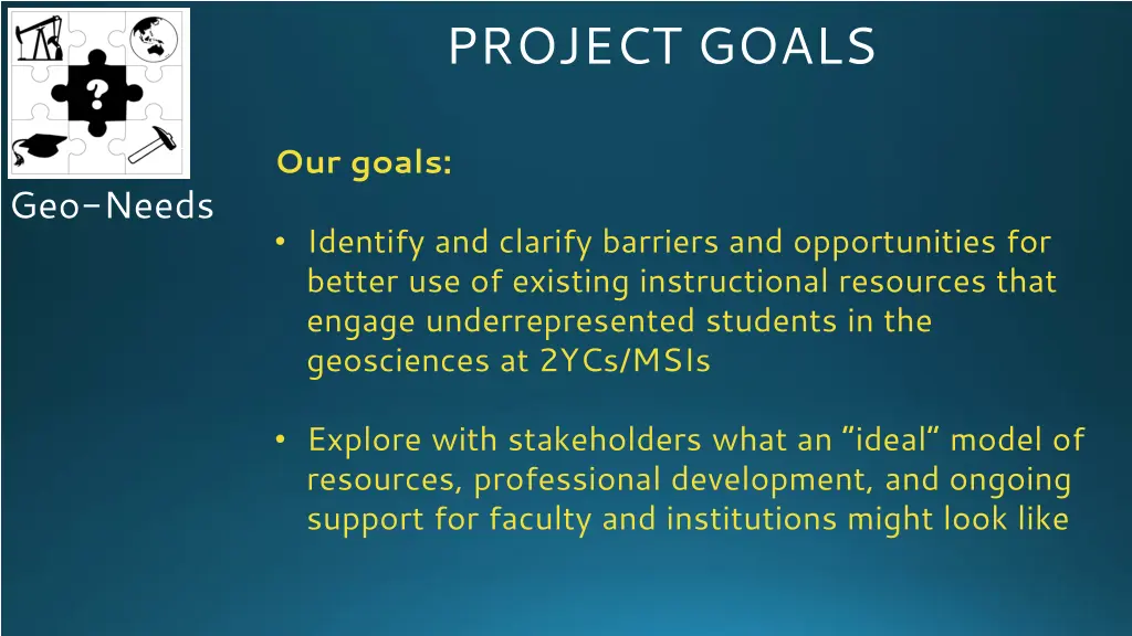 project goals