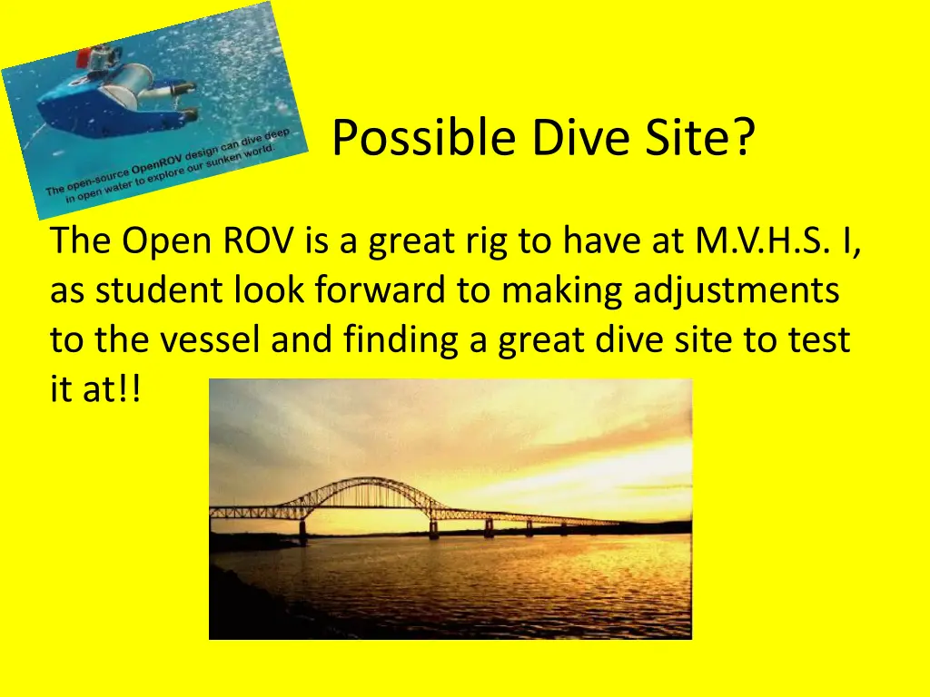 possible dive site