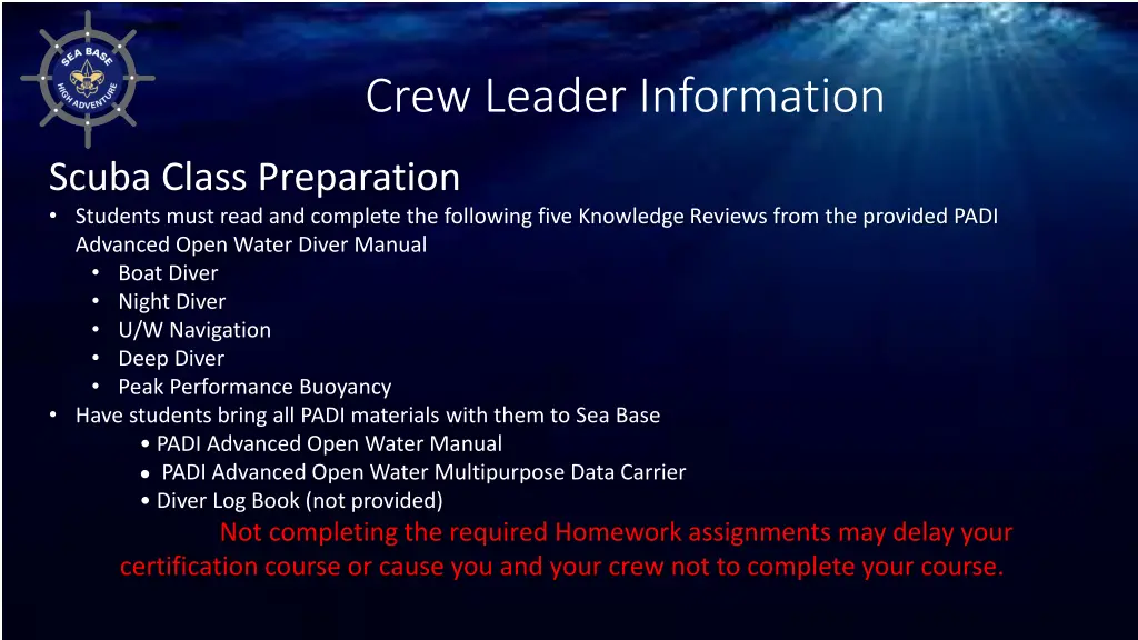 crew leader information 1