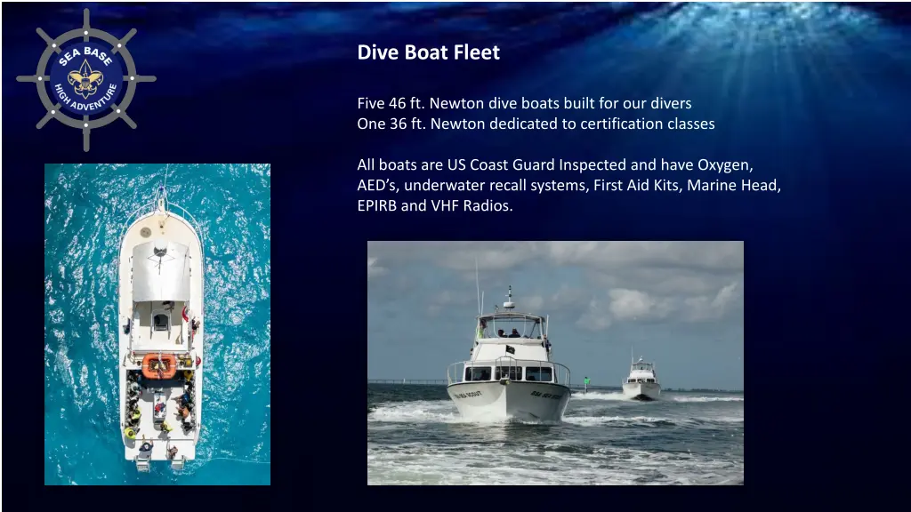 dive boat fleet