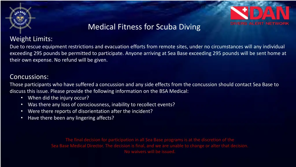 medical fitness for scuba diving 3