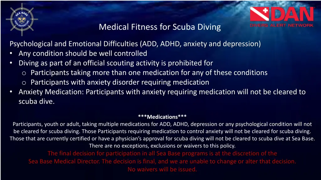medical fitness for scuba diving 4