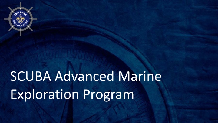 scuba advanced marine exploration program