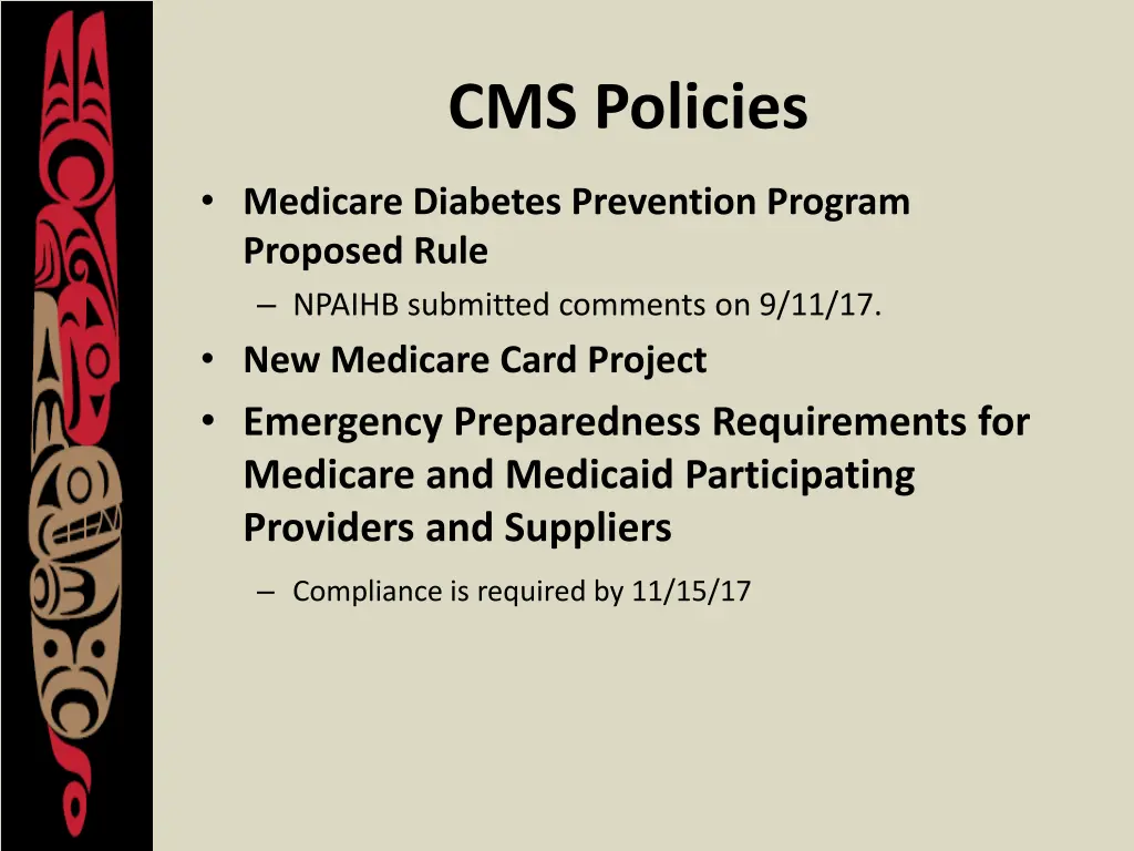 cms policies