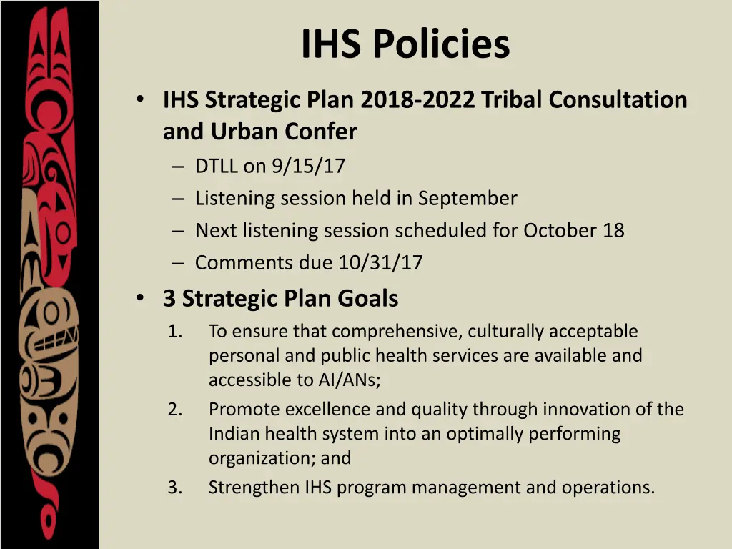 ihs policies 1