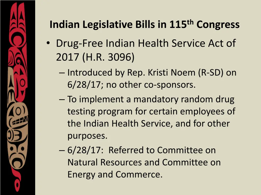 indian legislative bills in 115 th congress drug