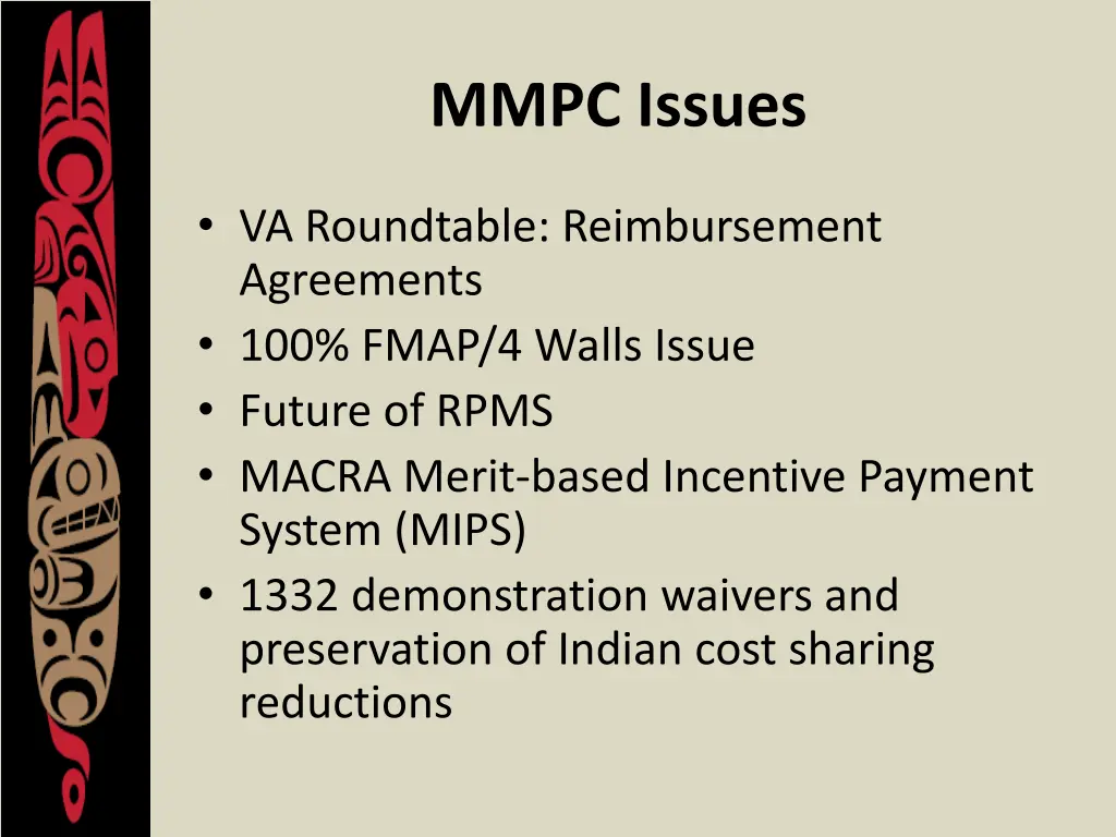 mmpc issues