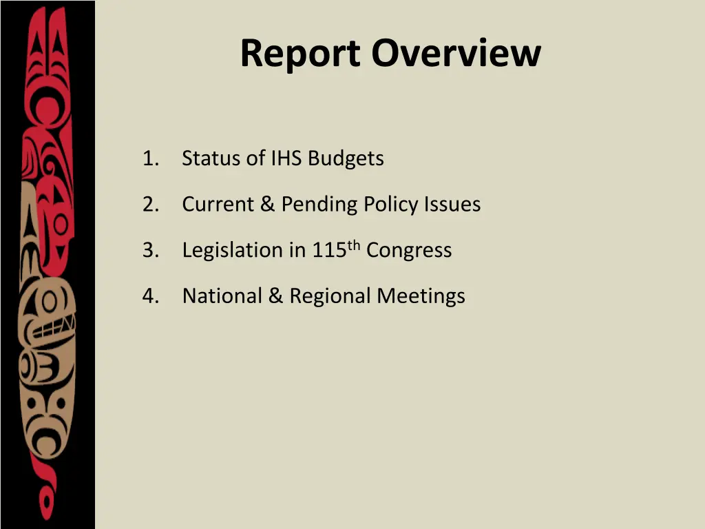 report overview
