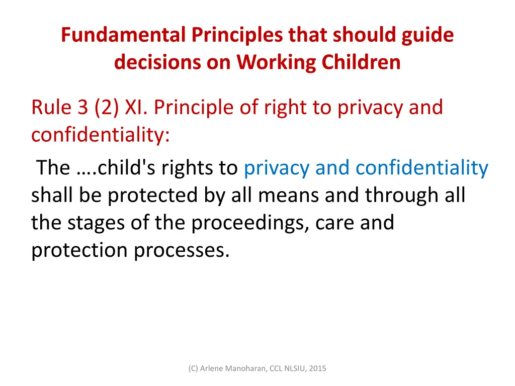 fundamental principles that should guide 7