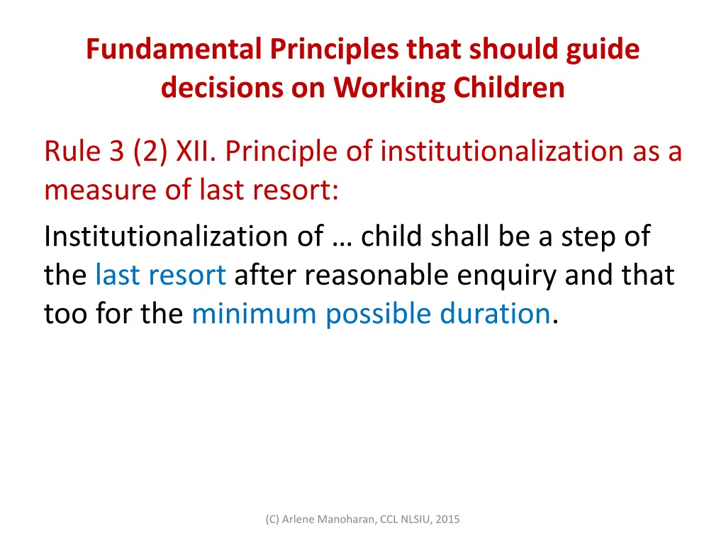 fundamental principles that should guide 8