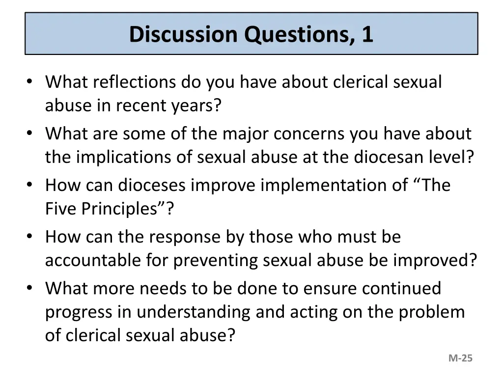 discussion questions 1