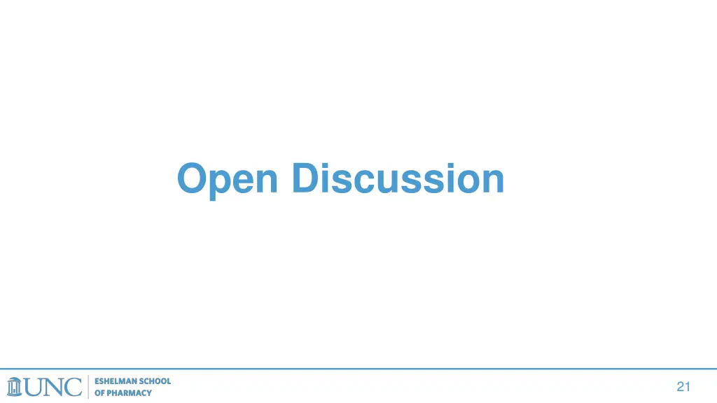 open discussion