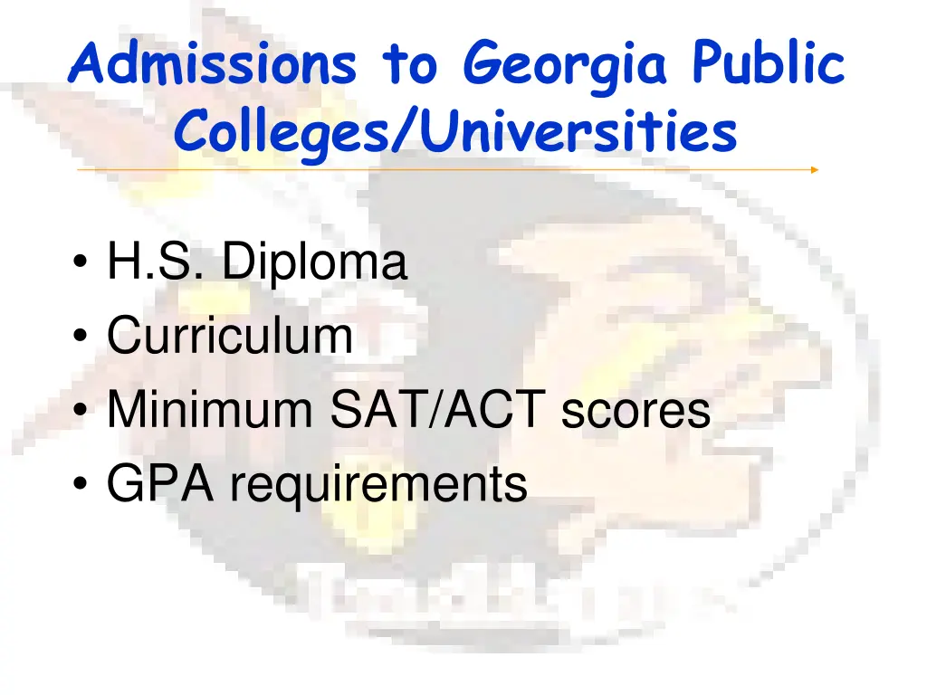 admissions to georgia public colleges universities