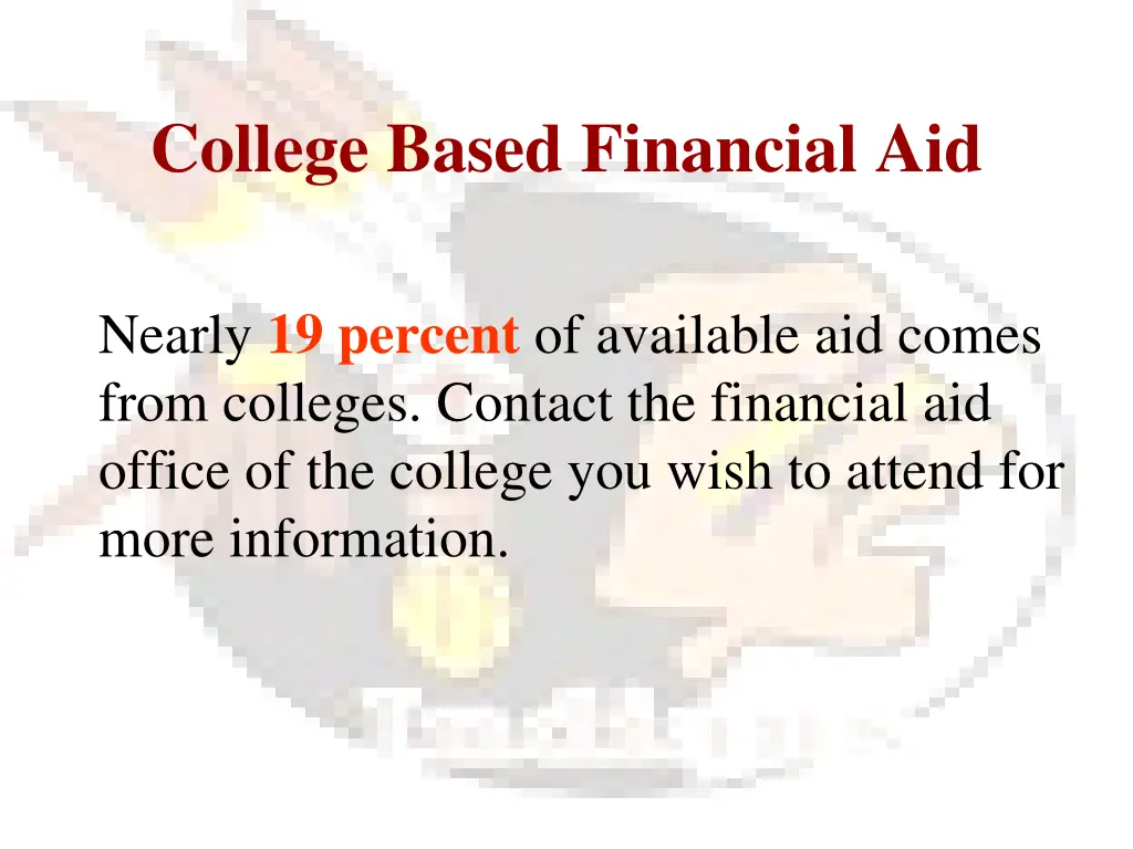 college based financial aid