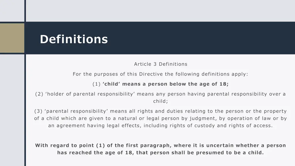 definitions