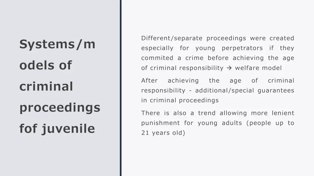 different separate proceedings were created