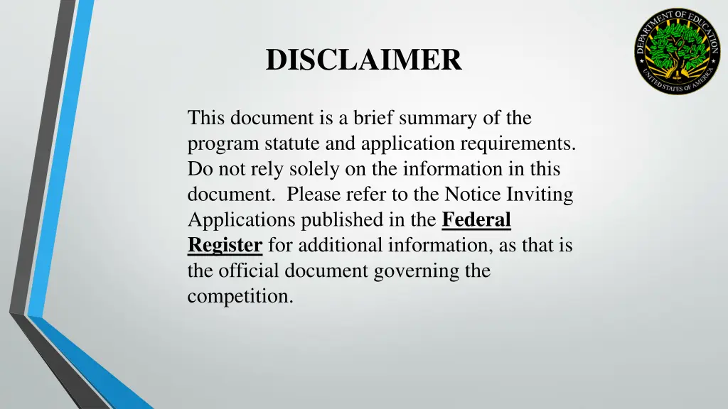 disclaimer