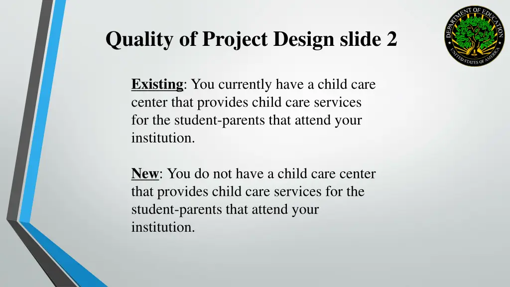 quality of project design slide 2