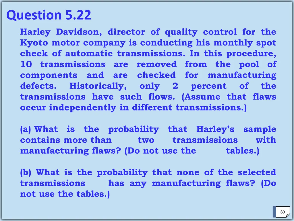 question 5 22 harley davidson director of quality